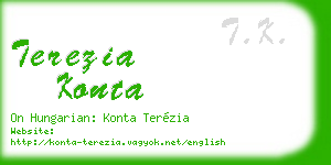 terezia konta business card